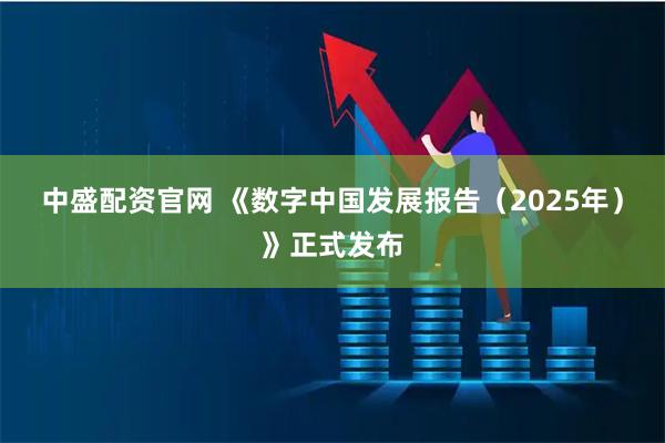 中盛配资官网 《数字中国发展报告（2025年）》正式发布